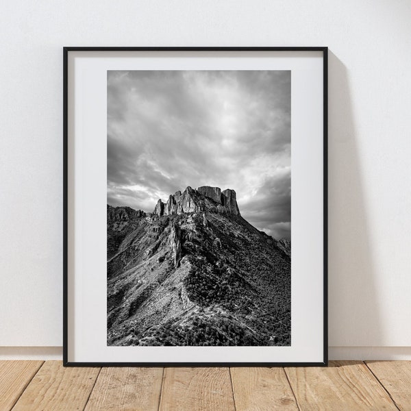 Big Bend National Park Art Print Lost Mine Trail Art Print Big Bend Art Poster Big Bend Photography Texas Desert Art Print for wall art