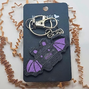 Halloween Bat Keychain | Halloween Accessories | Halloween Gifts
