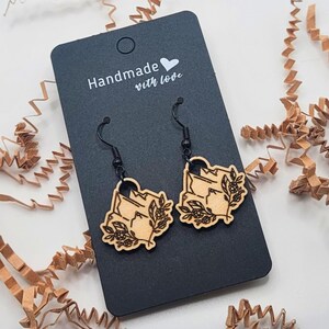 Mountain Scenery Dangle Earrings | Gifts for Hikers | Outdoors Lovers