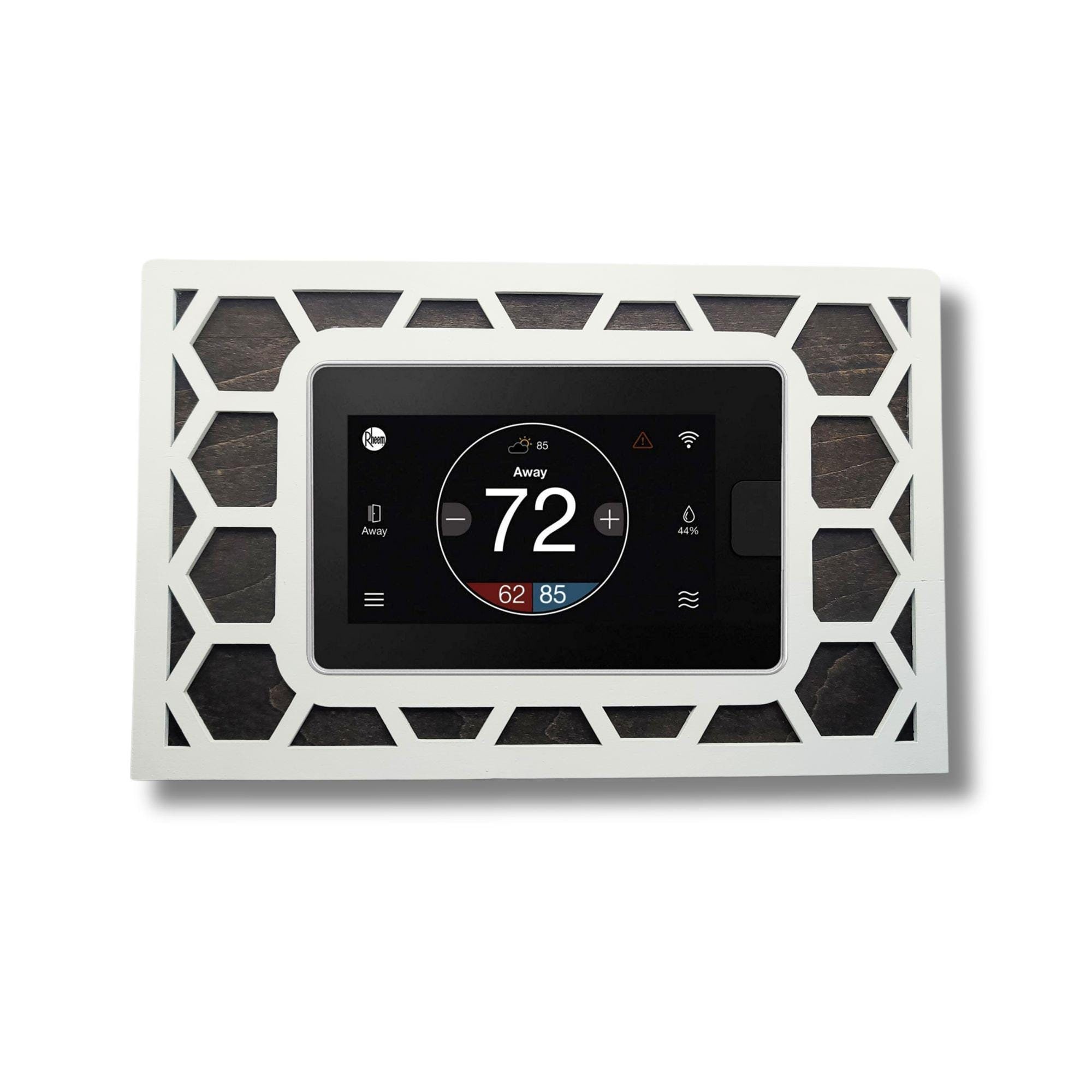Rheem Econet Thermostat Wall Backer Plate | Honey Comb Wall Decor 