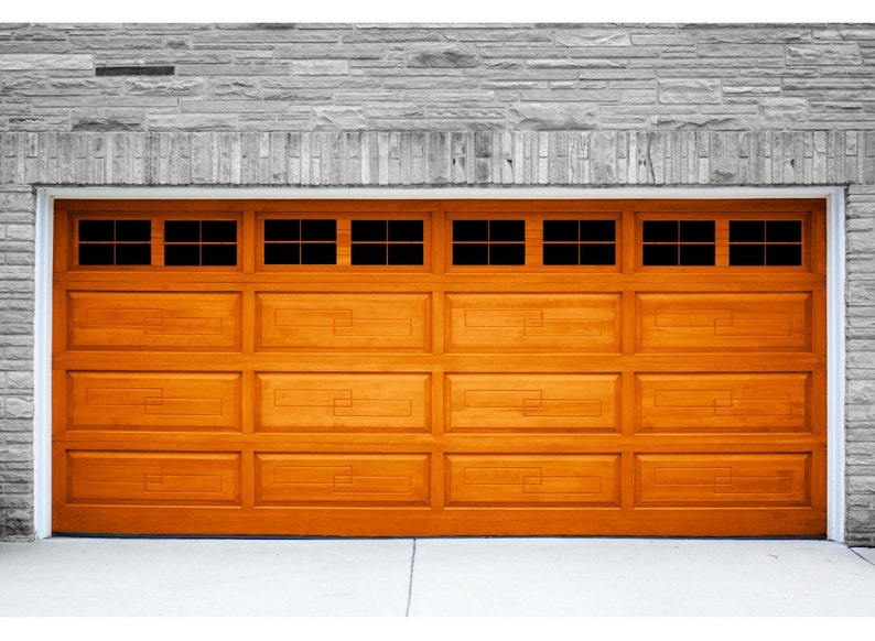 Decorative Magnetic Garage Door Window Panes Image 0