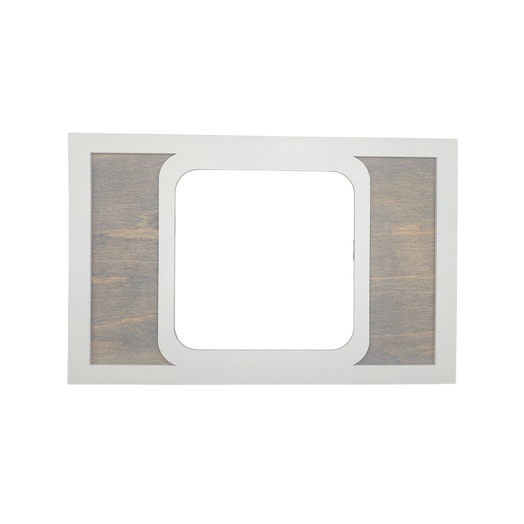 Wall Plate for Ecobee Premium, 3 Lite Thermostat Clean Design White