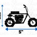 Mini Bike Stickers Minibike Decals and Window Stickers Mini Bike Life ...