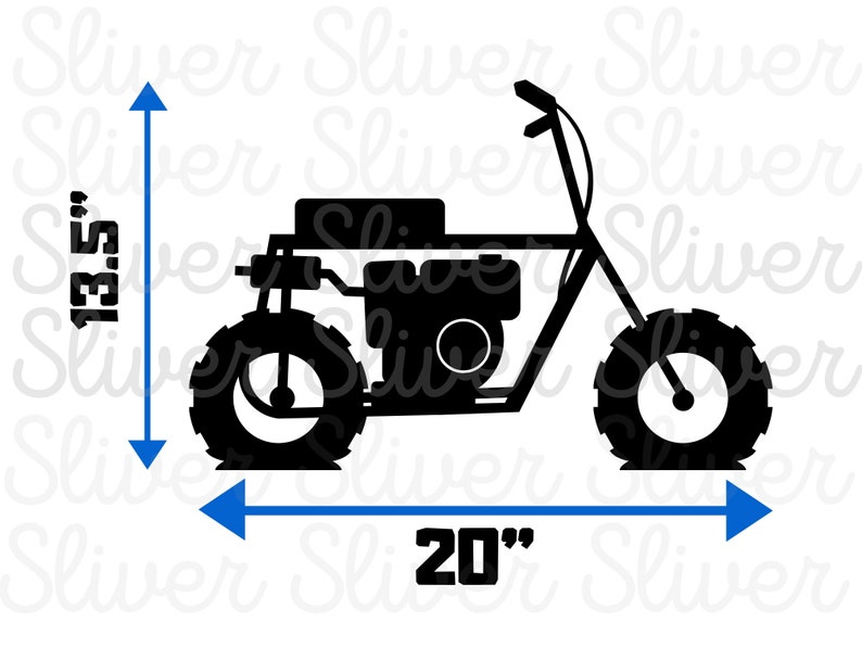 Mini Bike Stickers - Minibike Decals and Window Stickers- Mini Bike ...