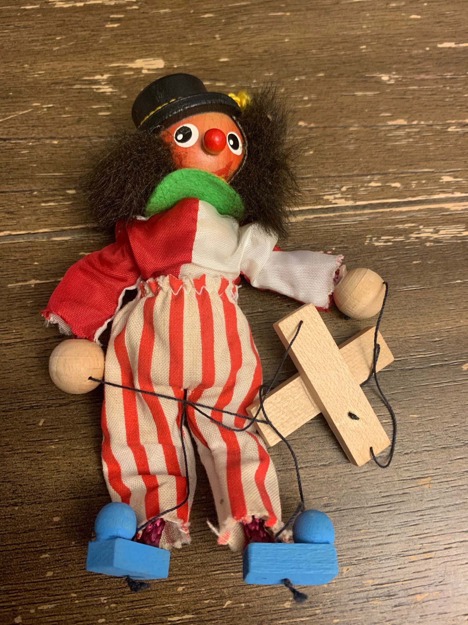 Vintage Wooden String Puppet Etsy