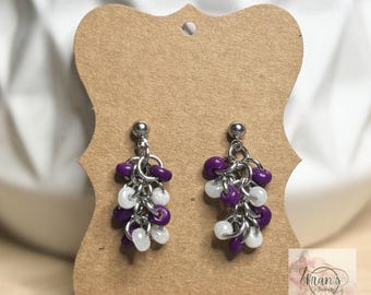 Beaded Drop Earrings