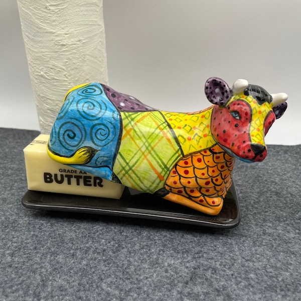 Red Butter Dish Etsy