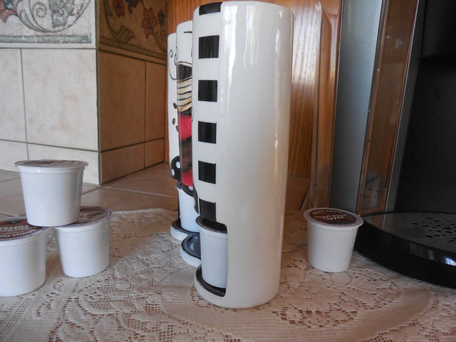 Coffee Time Kcup Holder Space Saver Keurig Cup Holder Etsy