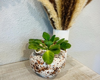 African Violet Pot - Large - Self Watering Pot - Violet Pot - Houseplant - African Violet - Unique Gift - Ceramic - Handmade Gift - IN STOCK