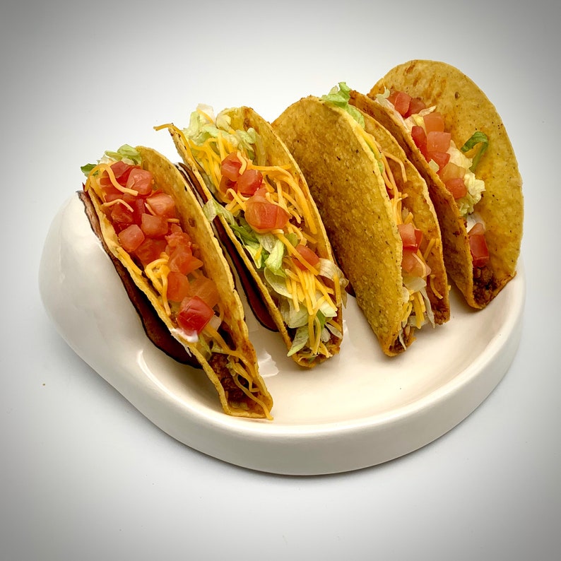 Taco Holder, Mexican Party, Taco Tuesday, Hand-painted, Taco Serving Tray, Gift Idea, Fun Gift, Unique Gift