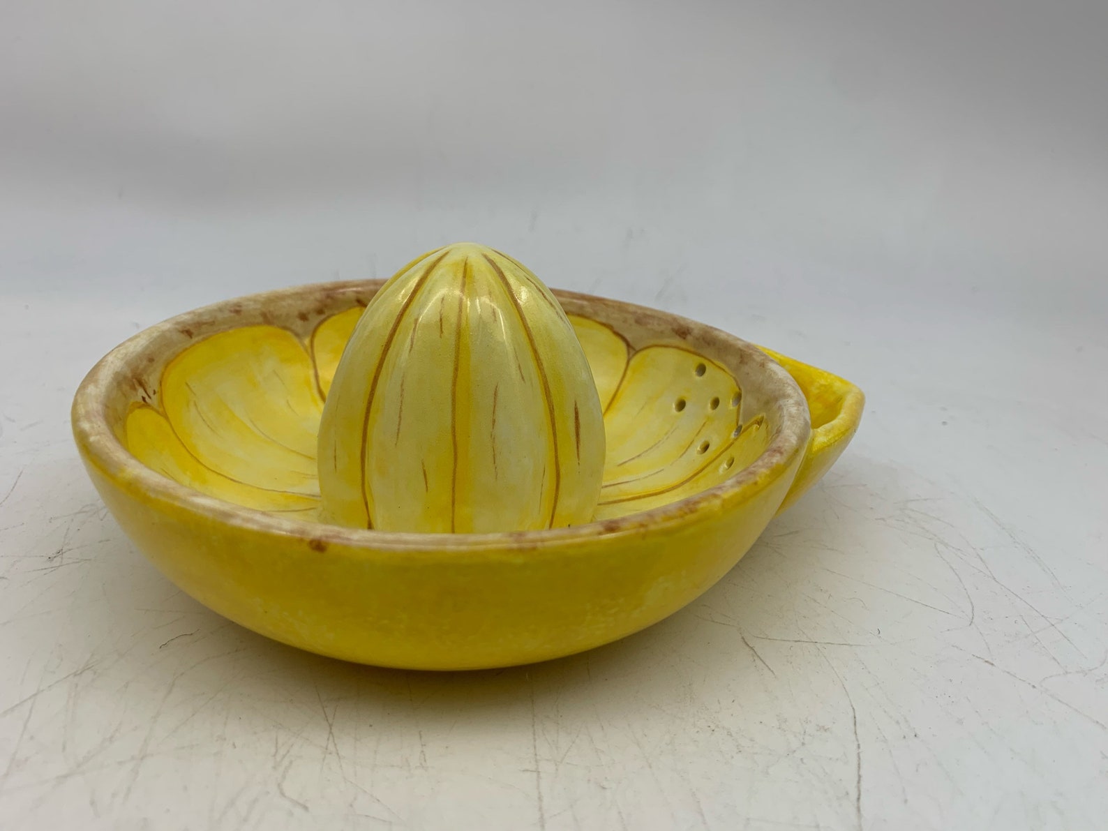 Handpainted Ceramic Citrus Juicer Lemon Juicer Lime Juicer Etsy