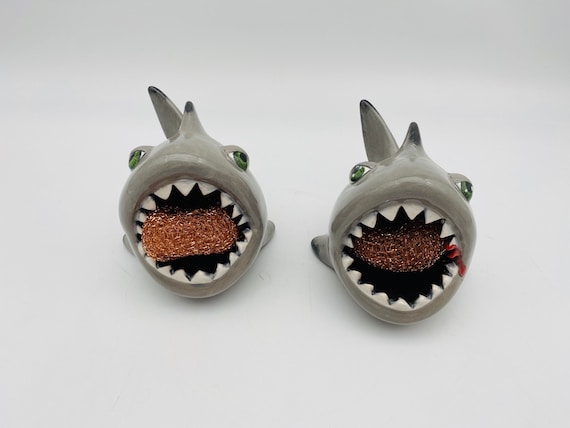 Shark Scrubber Holder - Kitchen Scrubber - Kitchen Sponge Holder