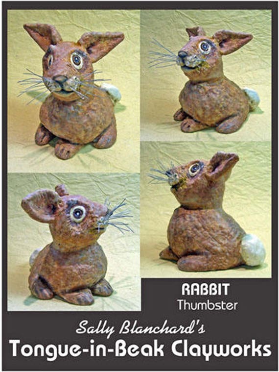 Silly Rabbit Thumbster Sally Blanchard's One-of-a-Kind Tongue-in-Beak Clayworks