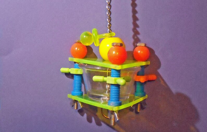 acrylic parrot toys