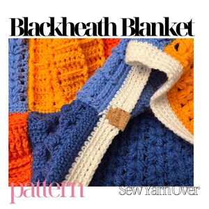 SYO Blackheath Blanket - Crochet Baby Blanket - PDF Pattern