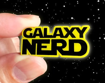 Galaxy Nerd Enamel Pin