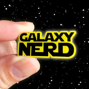 Galaxy Nerd Enamel Pin