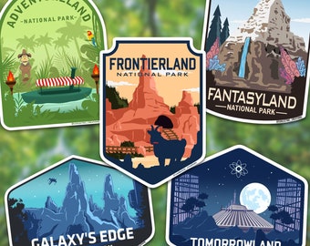 Happiest Place National Park Stickers