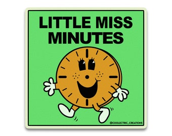 Little Miss Minutes Glow Sticker