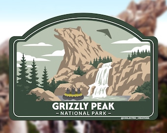 Grizzly Peak National Park Sticker
