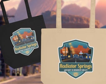 Route 66 Town Tote Bag