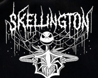 Skellington Heavy Metal T-Shirt