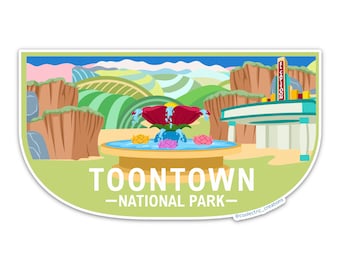 Toontown National Park Sticker