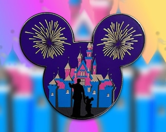 The Happiest Place at Night Enamel Pin