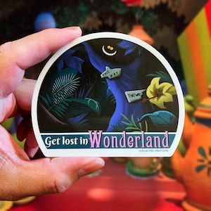 Wonderland Travel Sticker