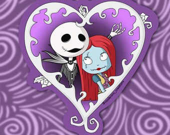 Jack & Sally Sticker