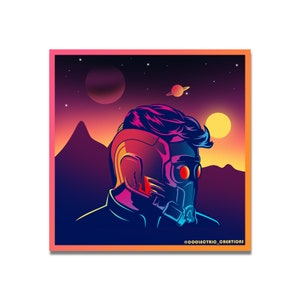 Adesivo Senhor das Estrelas dos anos 80