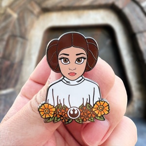 Remembering Leia Enamel Pin