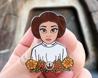 Remembering Leia Enamel Pin