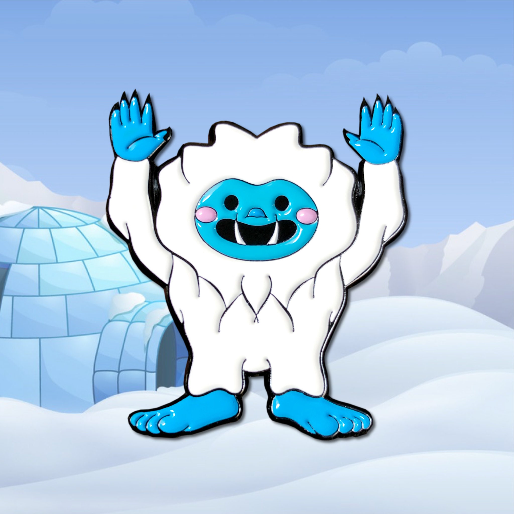 Yeti Boy Enamel Pin
