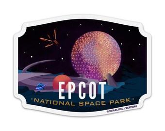 Epcot National Space Park Sticker