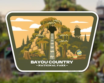 Bayou Ctry National Park Sticker
