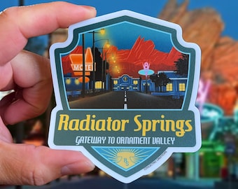 Route 66 Town Travel Sticker