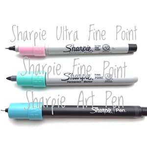 3PC Cricut Pen Adapter Set - Sharpie Pen/Marker Adapter Set for Cricut Explore Air, Explore Air 2, Explore 3, Maker and Maker 3