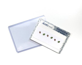 Rigid Plastic Protective Case, Holder for Canadian Birth Certificates, Travel Document Holder