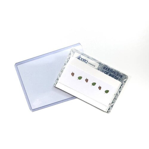 Rigid Plastic Protective Case Holder for Canadian Birth Etsy Canada