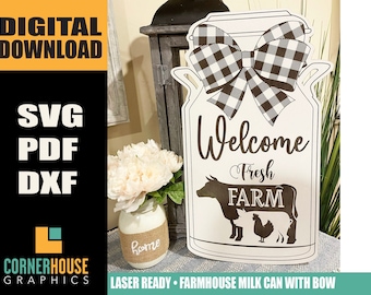 Farmhouse Milk Can Fichier numérique