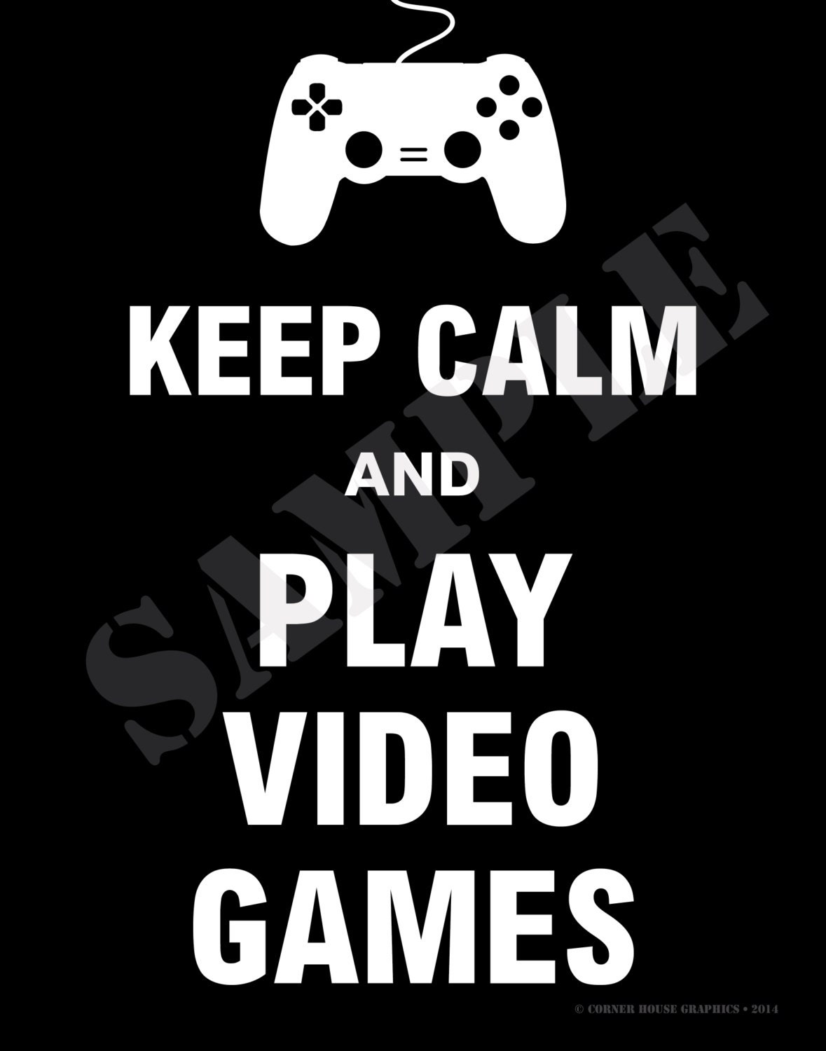 Keep Calm — Keep calm and let the game begin