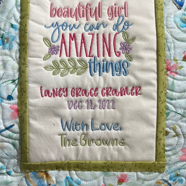 Embroidered Quilt Labels Etsy