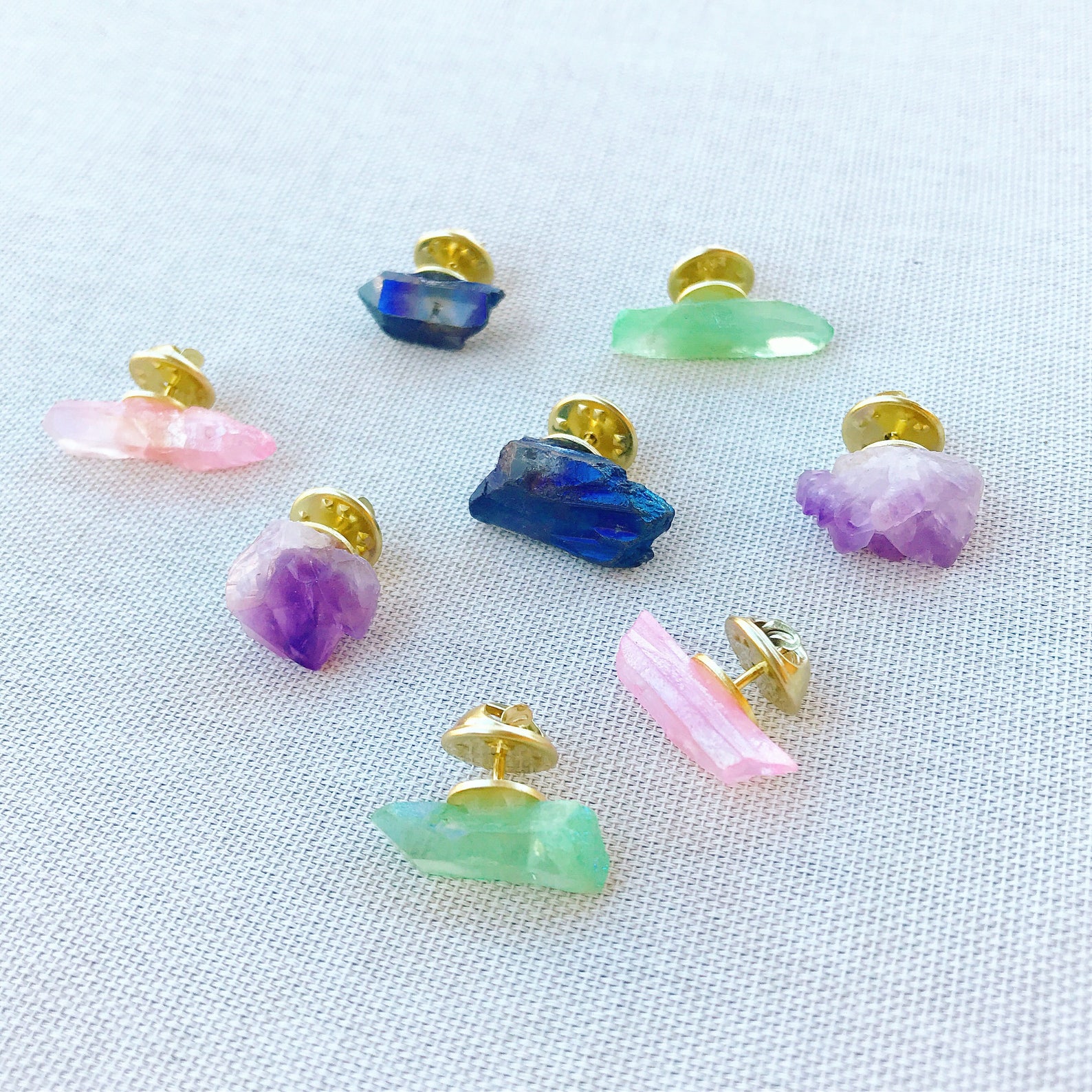 Crystal Lapel Pins Etsy