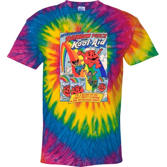 Introducing Rainbow Punch From Kool Aid Rainbow Tie Dye | Etsy