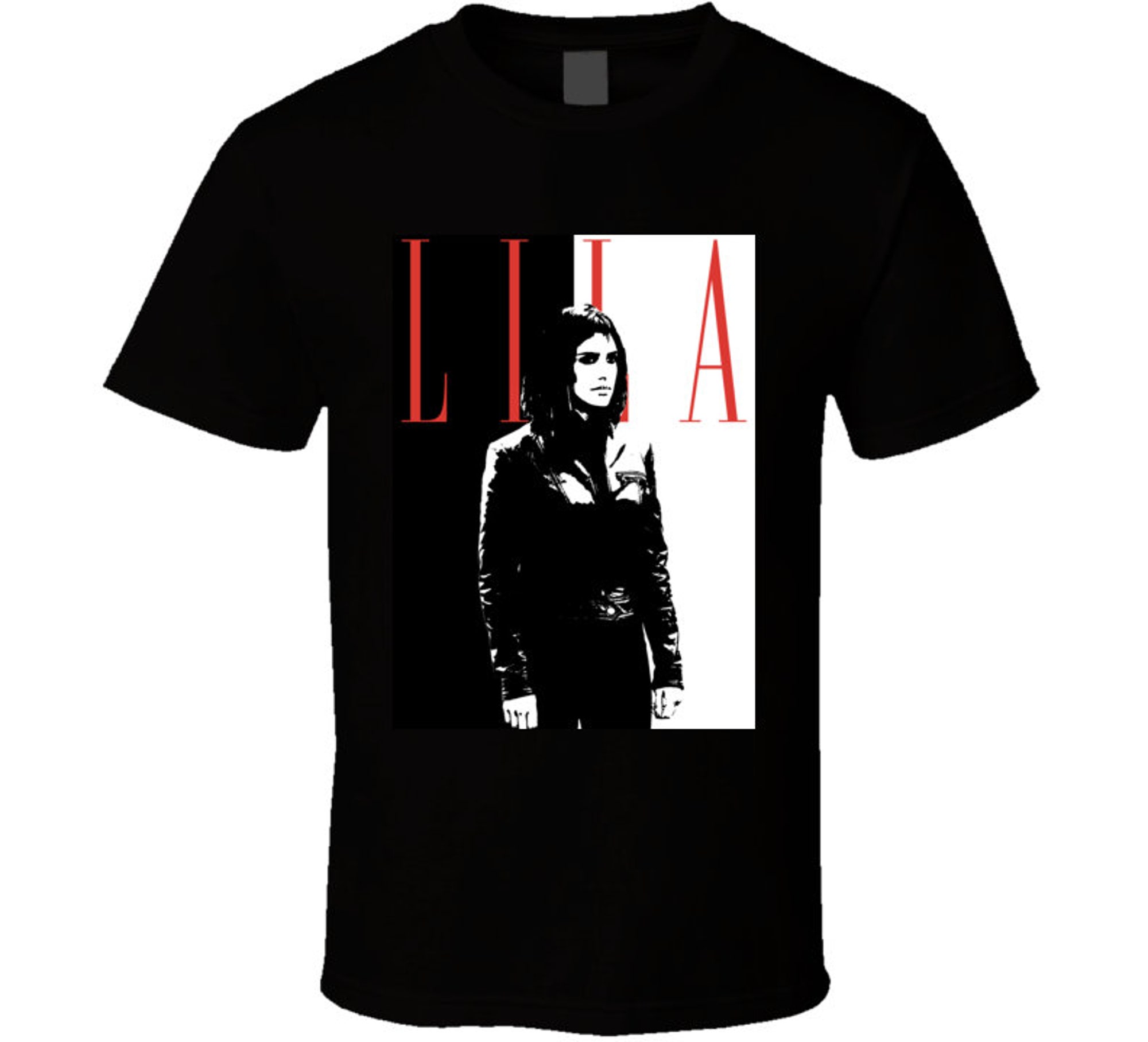 Discover Lila Pitts The Umbrella Academy Scarfacce Parody T Shirt