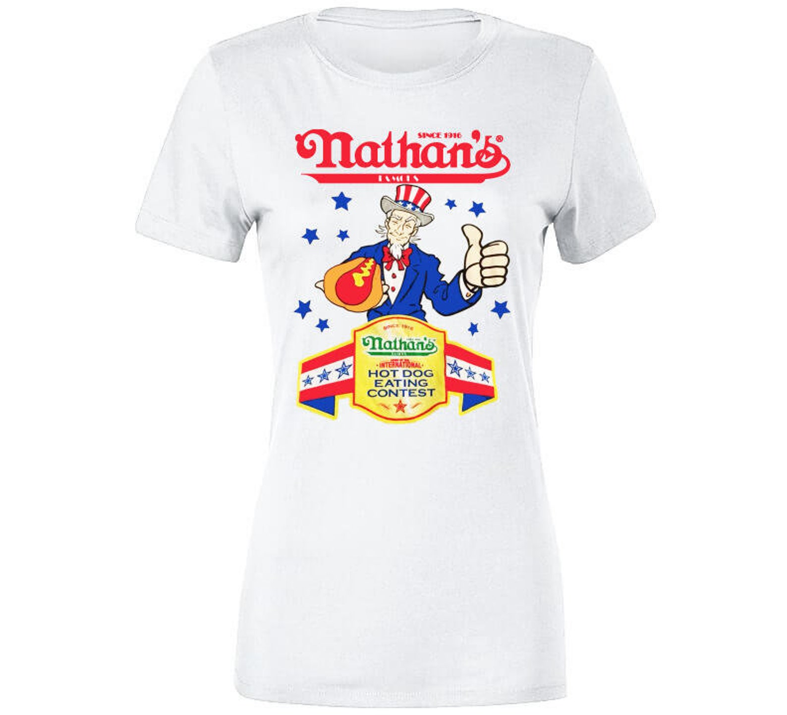 nathans hotdogs shirt