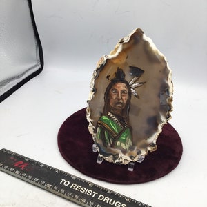 war chief on brazilian agate