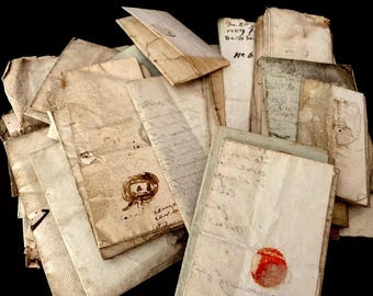 Authentic 1700s Antique Letter – Historic Manuscript