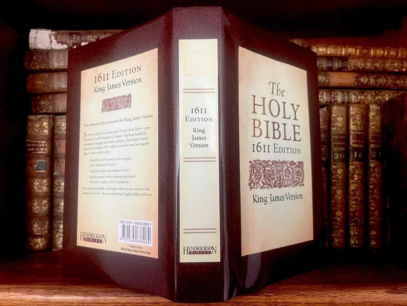 The Holy Bible – 1611 Edition (king James Version Facsimile Edition) - Etsy
